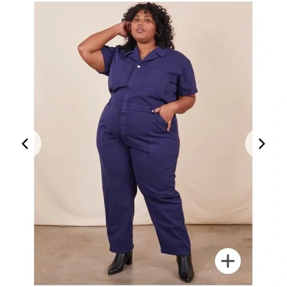 Big Bud Press Short Sleeve Navy Jumpsuit